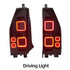 Jetour T2 (25-On) Premium Defender Style Smoked Black LED Taillights