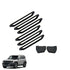 Jetour T2 (25-On) Gloss Black Roof Rail Trim & Tow Hook Cover Set