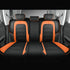 Jetour T2 (25-On) Premium Luxury Car Seat Covers - Front & Rear Full Set (Black & Orange)