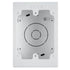 Lesco Extension Box with Closed Back 100x50 PVC White LEXB42