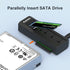MAIWO K10635N type C 10Gbps to Dual Bay HDD/NVMe M2 SSD Clone Converter for 2.5inch and 3.5 inch SATA | SKU KSY-K10635