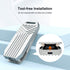 MAIWO K1695 SLIVER Tool Free USB4.0 40Gbps to NVMe SSD Enclosure | SKU KSY-K1695S