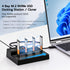 MAIWO K3015P4 4 Bays Tool Free Docking Station/Duplicator for NVMe M.2 SSD, Support data access of 4pcs NVMe M.2 SSD, Support 1:3 offline clone | SKU KSY-K3015P