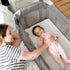 Joie Kubbie™ Sleep Bedside Crib and Travel Cot - Foggy Grey