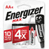 Energizer MAX Alkaline Battery 4 x AA