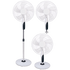 Waco Fan 3-in-1 45W Timer Wall Fan / Desk Fan / Floor Fan with 2 Hour 16" White US-16037B
