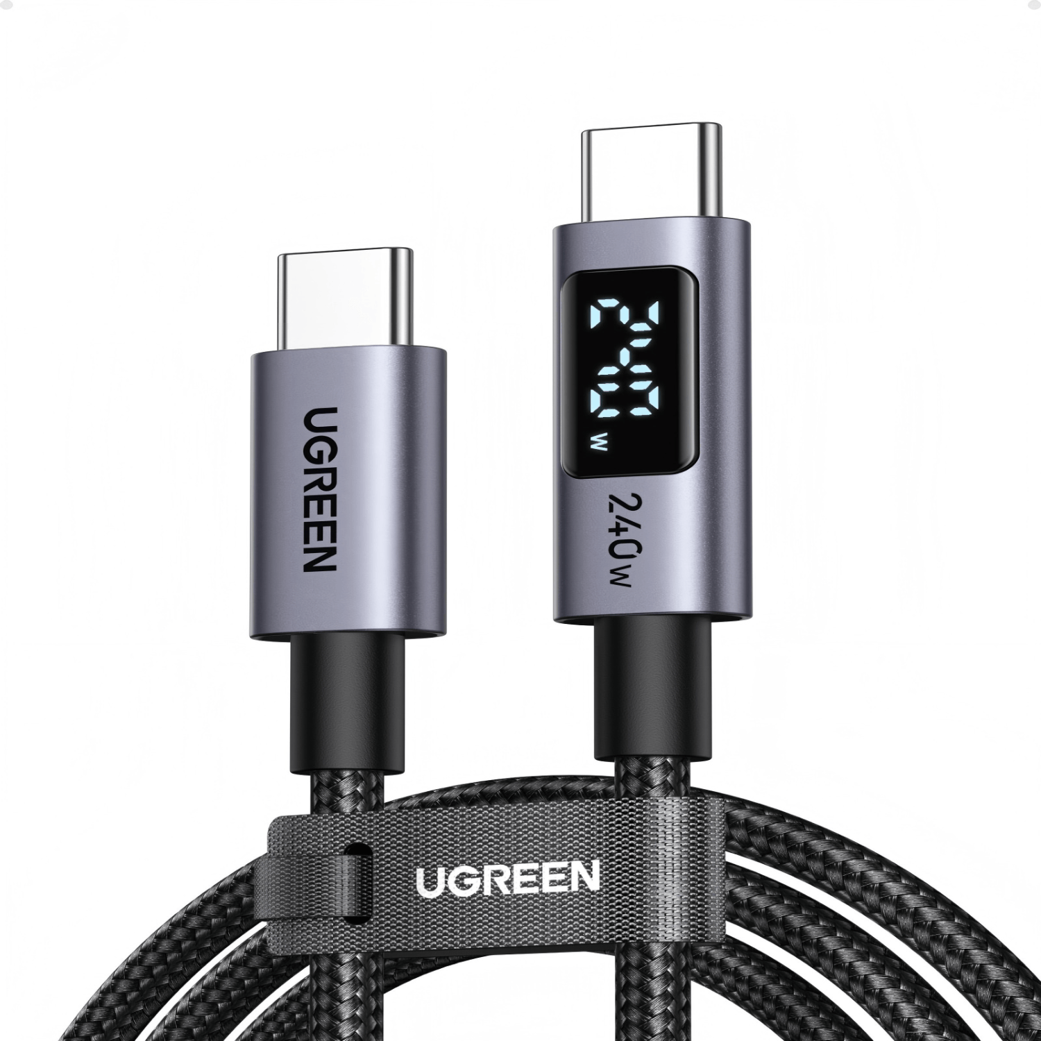 UGREEN 240W USB Type-C Cable with LED Display 2M