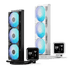 Aerocool APNX Black Cooler with 4'' IPS LCD - 360mm