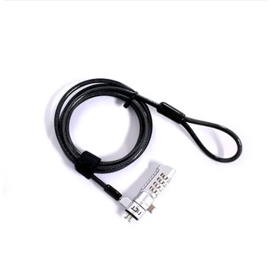 MECER 4-DIAL NOTEBOOK NANO/ T-Bar Compatible CABLE LOCK.