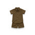 Linen 3pc Short Sleeve Shirt & Short Set