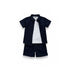 Linen 3pc Short Sleeve Shirt & Short Set