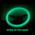 Luminous Glow In The Dark JDM Drift Style Racing Steering Wheel - Neo Chrome Face (350mm)