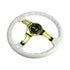 Luminous Glow In The Dark JDM Drift Style Racing Steering Wheel - Neo Chrome Face (350mm)