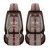 Luxury Italian Inspired Car Seat Covers With Steering Wheel Cover (12-Piece)