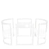 Selina 5 in 1 Cot White