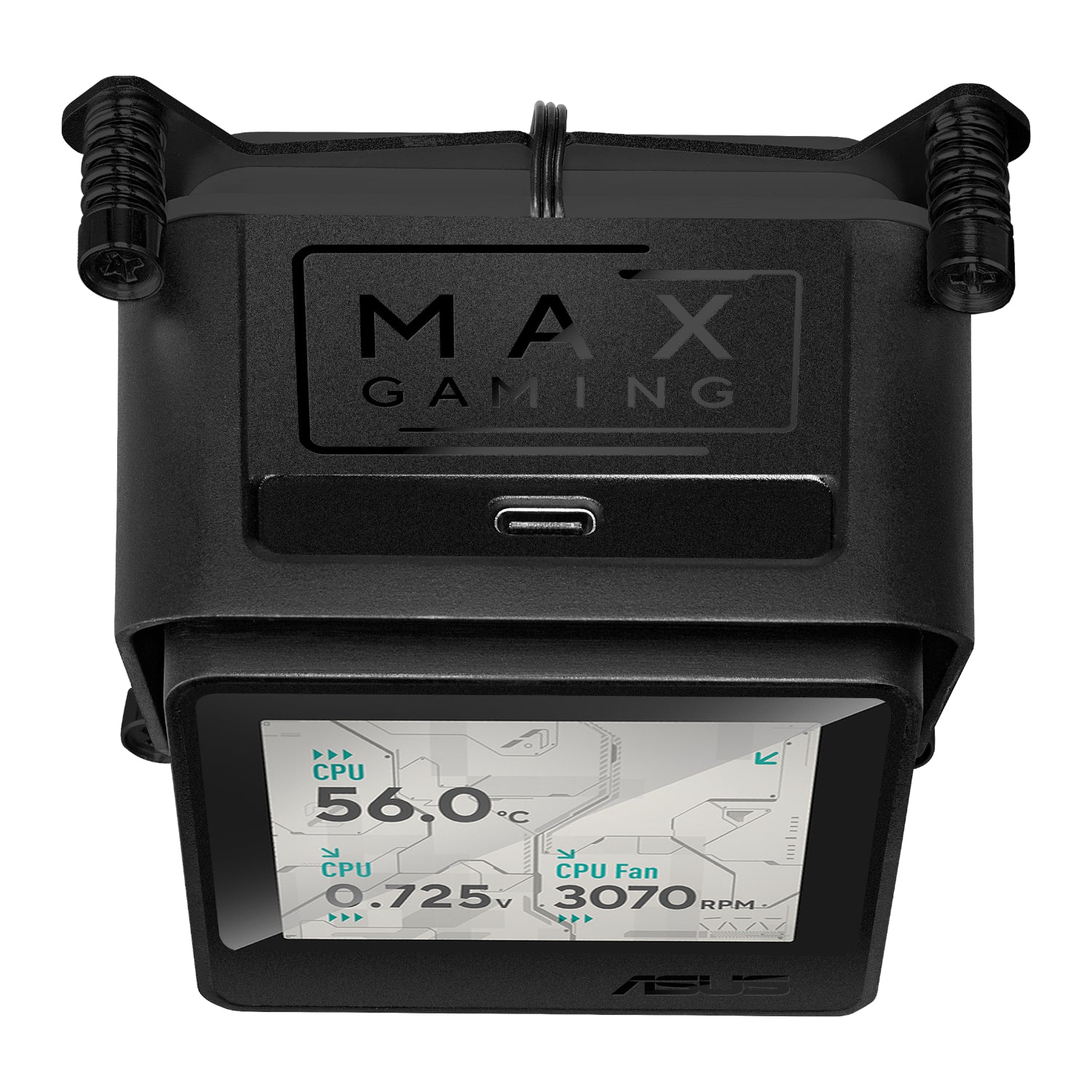 Asus MAX Gaming LC 360 ARGB LCD All-in-one CPU Liquid Cooler - Black