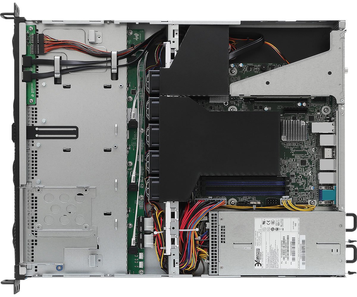ASRock Rack 1U4LW-B650/2L2T RPSU 1U Rackmount General Purpose Server Barebone AMD Single Socket AM5 (LGA 1718) AMD Ryzen 7000 series processors 4 SATA bays Dual 10G Lan Dual 1G Lan 450W redundant PWS | SKU MB-1U4B2TR