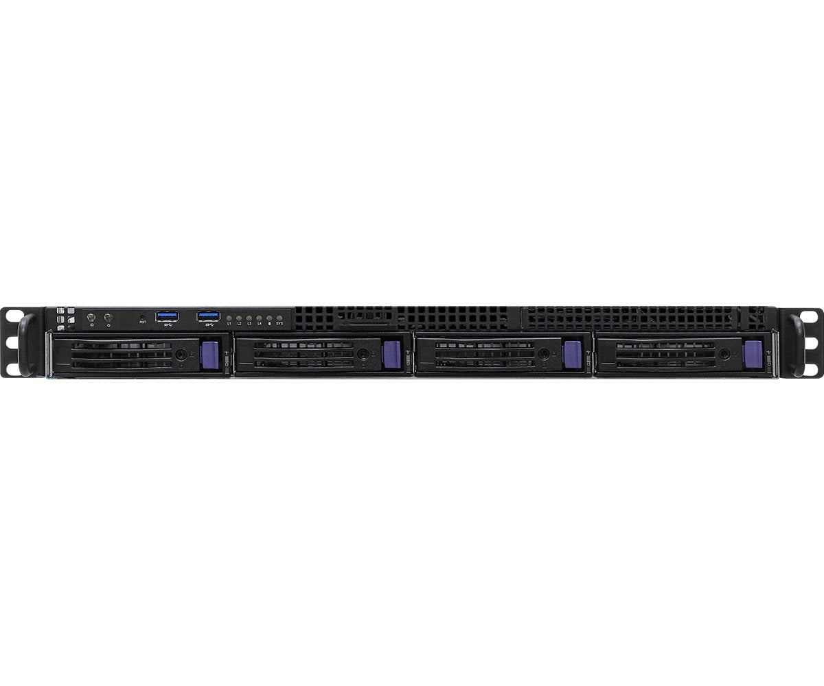 ASRock Rack 1U4LW-B650/2L2T RPSU 1U Rackmount General Purpose Server Barebone AMD Single Socket AM5 (LGA 1718) AMD Ryzen 7000 series processors 4 SATA bays Dual 10G Lan Dual 1G Lan 450W redundant PWS | SKU MB-1U4B2TR