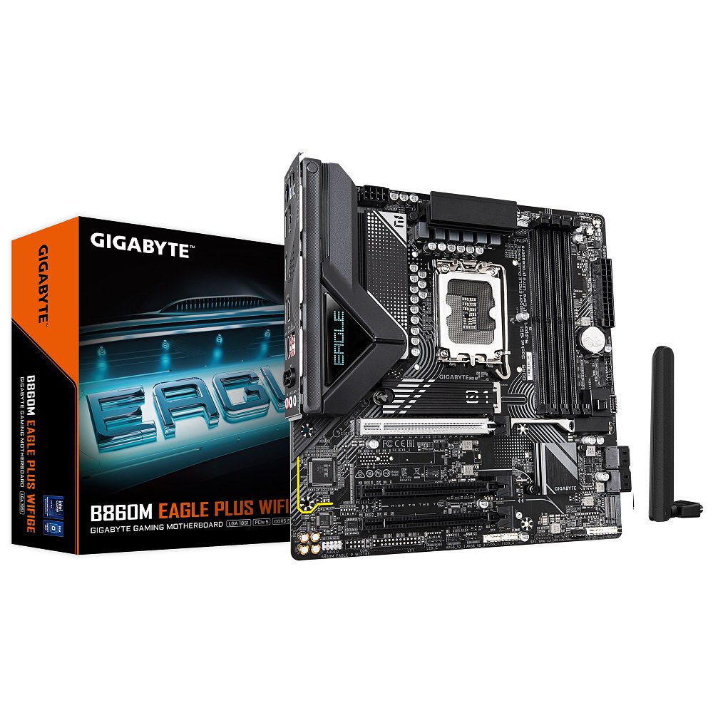 GIGABYTE B860M Eagle Plus WIFI6E Intel Core Ultra Intel B860 LGA 1851 ...