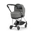MIOS GEN 3 Chrome Frame with Nautical Blue Seat Pack & Black Lite Carry Cot S