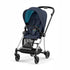 MIOS GEN 3 Chrome Frame with Nautical Seat Pack + Midnight Blue Carry Cot