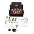 Autogauge Classic Red Face 6 Gauge Set (speedo/tacho/oil pressure/water temp/volte/Fuel)