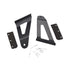 Upper Windshield Roof 52 INCH Curved LED Light Bar Mounting Brackets