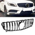 Merc W176 (16-18) GTR Panamericana Style Gloss Black Upgrade Grille