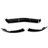 Merc W205 C-Class Brabus Style (15-18) 3 Piece Gloss Black Front Spoiler