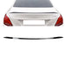 Merc W205 C63 Style Gloss Black Plastic Boot Spoiler (4-Door)