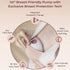 MomCozy M5 Single Breast Pump Red