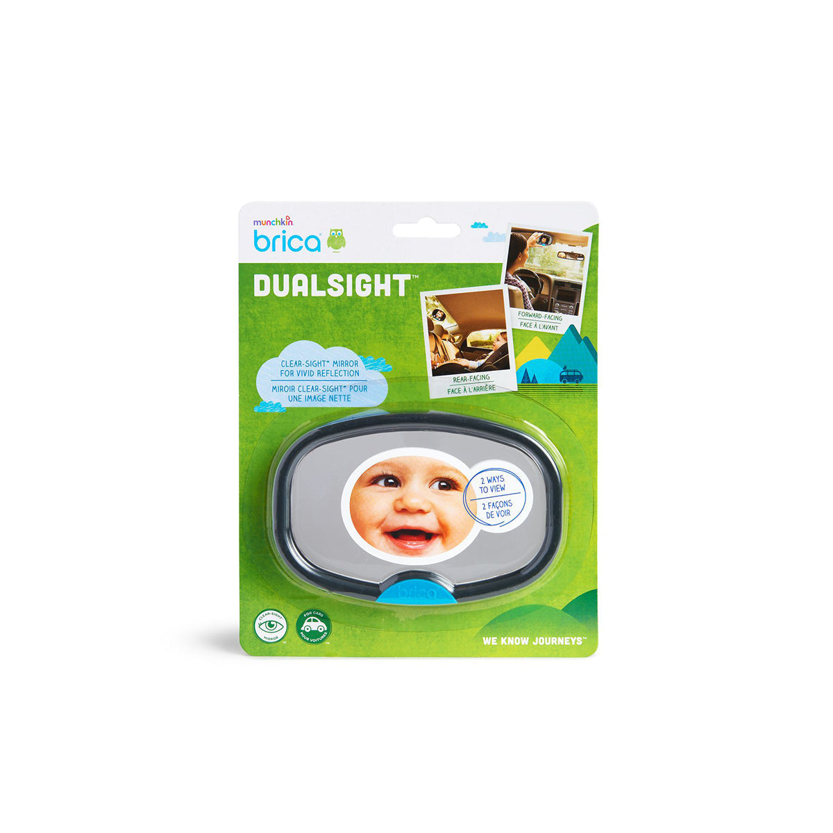 Munchkin Brica Dualsight Clear Car Mirror