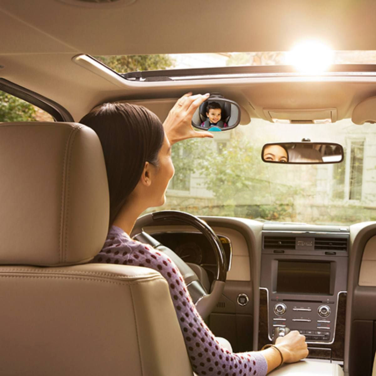 Munchkin Brica Dualsight Clear Car Mirror