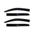 Gloss Black Windshields for Isuzu D-Max 2022 (4pc set)