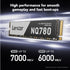 Lexar NQ780 LNQ780X004T-HNNNU 4TB M.2 2280 PCIe Gen 4x4 NVMe Internal Solid State Drive, Up to 7000/6000 MB/s Read/Write, Compatible with PS5, for Gamers and Creators, Bulk | SKU NQ7804TBB