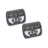 Amber LED Spotlamps with Mini Strobe including Mounting Bar (includes wiring harness)