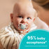 NUK Perfect Match Air Mini Soother 1 pack - Frog