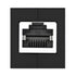 UGREEN RJ45 1Gbps Ethernet Cable Extender Adapter - Black