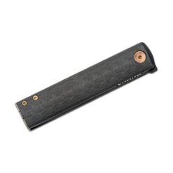 FX-543 CFBR Fox Chnops Folding Knife Stainless Steel M390 PVD Blade, Carbon Fibre 3K Handle