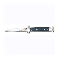 Side Open Spring Knife Black Handle‑6056