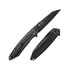 RUIKE P831S-SB Frame Lock Knife Black SW 3Cr14N (3.35" Black SW)