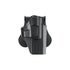 UMAREX POLYMER PADDLE HOLSTER GLOCK 17/19 LATERAL RELEASE BUTTON - 3.1592