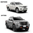 Nissan Navara Pro-4X Style Front Bumper Upgrade Kit - To Fit Nissan Navara (15-21) Models