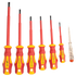 HellermannTyton Screwdriver Set 7 Pieces including Neon Tester 1000V Insulated ECOSET