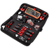HellermannTyton Tool Kit Electrical 16 Pieces including Digital Multimeter (T235H) with Zip Case ELECKT