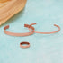 3.2mm Hammered Solid Copper Cuff Bracelet