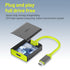 OMNIBARPLUS USB C Hub - 4K 60Hz HDMI, USB-C 5Gbps, 60W PD with USB-C 5Gbps, for MacBook, XPS, Surface Pro | SKU OMN-HUB003