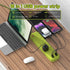 OMNIBARPLUS 6 Ft Power Strip Surge Protector - 12 Outlets 4 USB Ports (3 USB A), Maxpw Ultra Thin Flat Extension Cord & Flat Plug, 3600 Joules, Desk Charging Station for Home Office Dorm (yellow-green) | SKU OMN-PS12AC