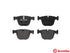 Brembo Brake Pads Rear Bmw 5 Gt F07/F01/ ( Set Lh&Rh) (P06053)