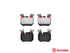 Brembo Brake Pads Rear Bmw E81/E90 ( Set Lh&Rh) (P06059)